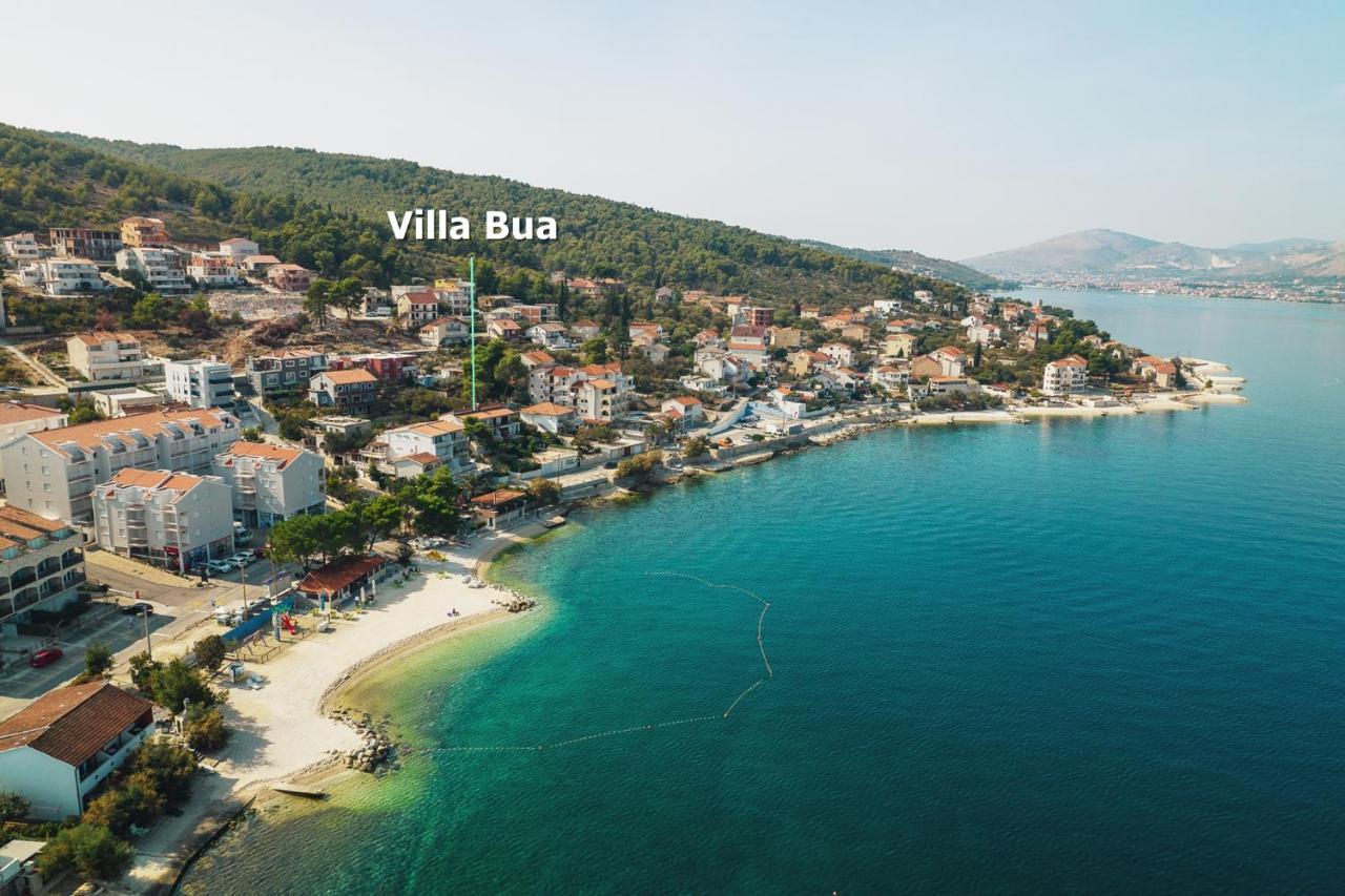 Villa Bua - Beautiful Seafront Apartments Trogir Eksteriør billede